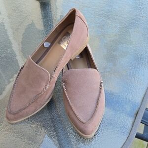 DV by Dolce Vita Suede Loafers in Taupe